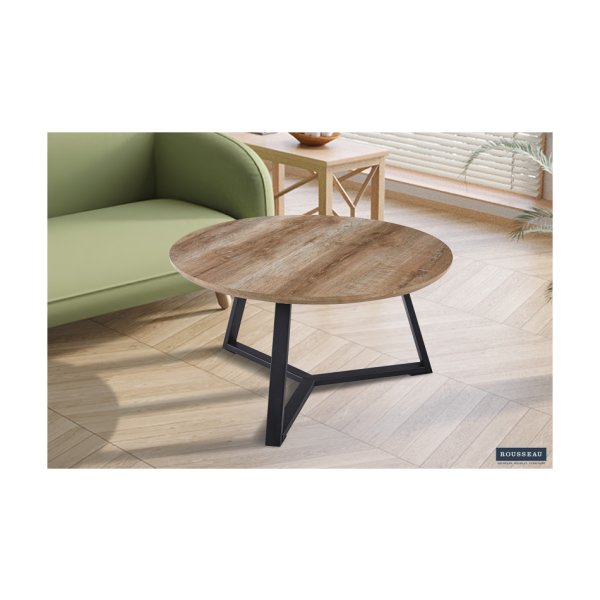 Salontafel 'Paso 1' Decor Oude Eik, Structuur zandgevoel frame, blad , decor