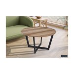 Salontafel 'Paso 3' Decor Oude Eik, Structuur zandgevoel frame, blad , decor