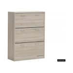 Schoenenkast 'Spacio' 3 laden Sonoma, , Spaanderplaat, ABS boorden en decor