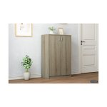 Commode 'Space' 2 deuren Sonoma, , Spaanderplaat, ABS boorden en decor