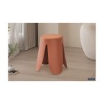 Kruk 'Astin' PP Terracotta, Poten PP en zitting PU
