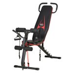 Halterbank - FitLife - Verstelbaar – Robuust - Zwart/Rood
