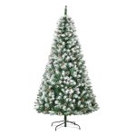Kerstboom - Kunstkerstboom - Inklapbaar - Groen/Wit