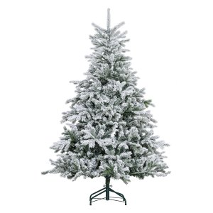 Kerstboom - Sneeuweffect - Metalen standaard - Groen
