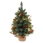 Kerstboom met LED-verlichting - Gezelligheid en sfeer - Groen