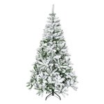 Kerstboom - Sneeuwtop - Opvouwbaar - Groen en wit