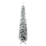 Kerstboom - Festive - Sneeuw effect - Metaalkleurig