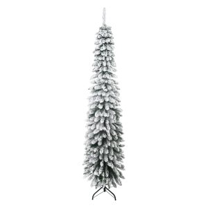 Kerstboom - Festive - Sneeuw effect - Metaalkleurig
