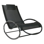 Schommelstoel - RelaxMe - Ultieme Ontspanning - Comfort - Zwart