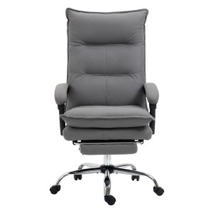 Massagefunctie - Ergonomische bureaustoel - In hoogte verstelbaar - Donkergrijs
