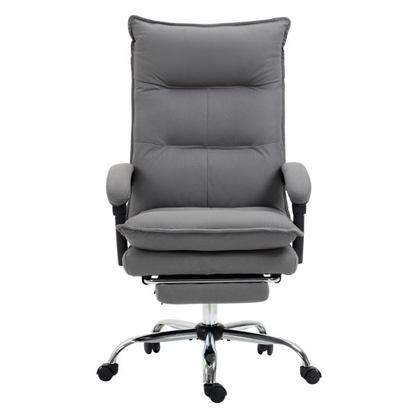 Massagefunctie - Ergonomische bureaustoel - In hoogte verstelbaar - Donkergrijs
