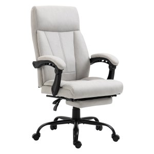 Massagestoel - RelaxPlus - Ergonomisch - Verstelbaar - Lichtgrijs