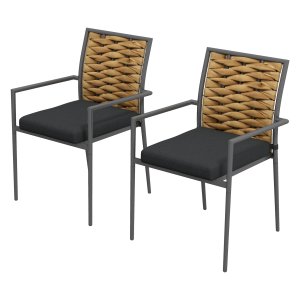 Loungestoelenset - Comfort - Modern - Zwart
