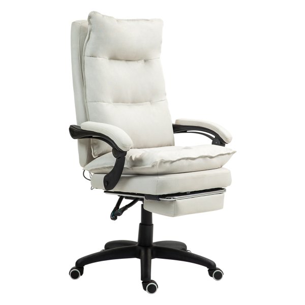 Directeursstoel - LuxurySeats - Massage & Ergonomisch - Crèmewit