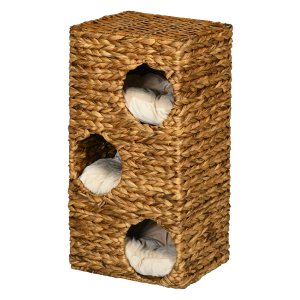 Kattentoren - LuxeDier - Krabton met wasbaar kussen - Krabpaal - Lichtbruin