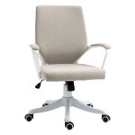 Bureaustoel - ComfortPlus - Lendensteun - Hoogteverstelbaar - Beige