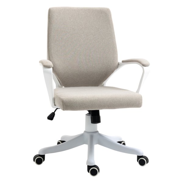 Bureaustoel - ComfortPlus - Lendensteun - Hoogteverstelbaar - Beige