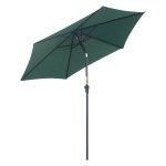 Tuinparasol - Markt - Aluminium frame - Donkergroen