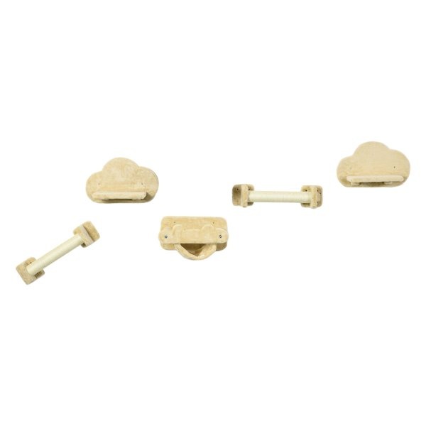 Klimmuur - CatFun - Schattige wolkvorm – Pluche hangmat - Beige