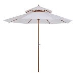 Tuinparasol - Luxe design - Waterdicht - Grijs