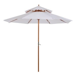 Tuinparasol - Luxe design - Waterdicht - Grijs