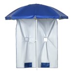 Strandscherm - Verstelbare parasol - 8 baleinen - Blauw
