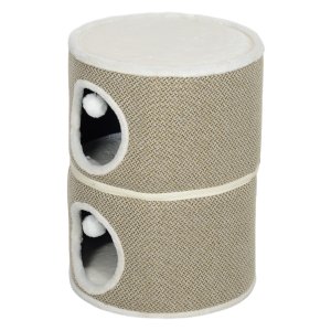 Kattenton - SisalDesign - Holle krabpaal - Kattenburcht - Donkergrijs