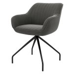 Fauteuil - Zwenkbaar - Met Armleuningen - Grijs