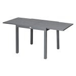 Terrastafel - Luxe Outdoor Living - Staal & Aluminium - Donkergrijs