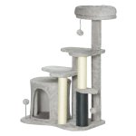 Kattenboom - LuxeKatten - Kattenhol & Speelballen - Lichtgrijs