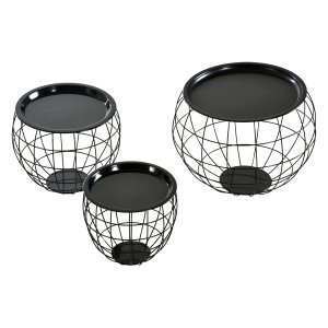 Bijzettafels - Moderne Stijl - Zwart