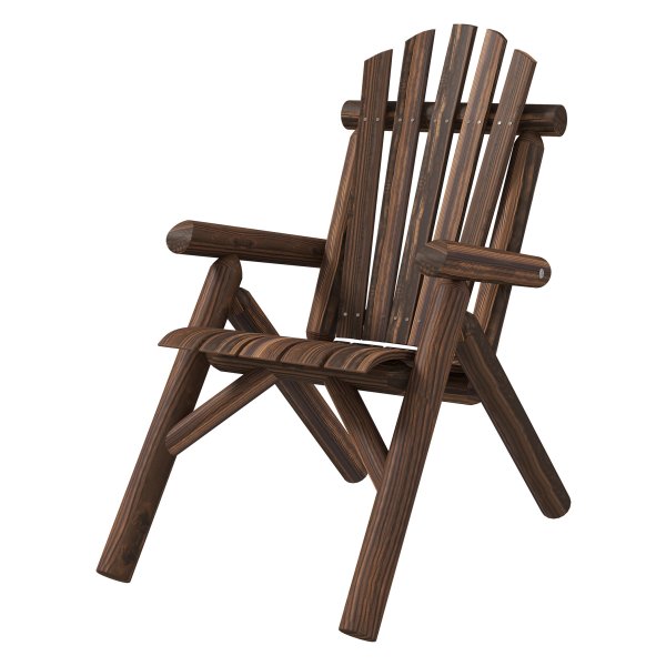 Stoel - Houten Adirondack - Natuurlijke kleur – Comfortabel - Stijlvol
