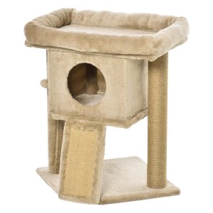 Krabpaal Luxe - Krabpaal Palazzo - Kattenhol – Speelbal - Grijs