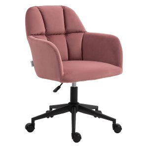 Bureaustoel - Moderne zit - Armleuningen - Roze