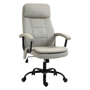 Massagestoel - Comfortable Living - Ergonomisch design - Massagefunctie - beige
