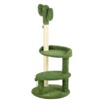 Kattenboom - Speelse Kater - 2 niveaus - Klimtouw - Grijs