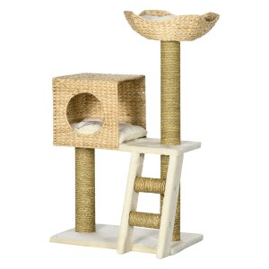 Kattentrap - LuxeKatten - Sisal krabpalen - Kussens - Beige