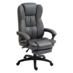 Bureaustoel - Vinsetto - Ergonomisch verstelbaar - Massagefunctie - Donkergrijs