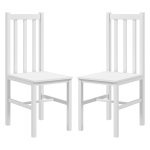 Eetkamerstoelen - LuxeLife - met rugleuning - belastbaar - grijs