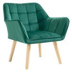Relaxfauteuil - Scandinavian Comfort - Fluweel – Groen