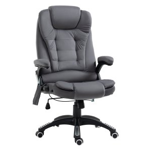 Massagefunctie – Ergonomische bureaustoel - Verstelbaar – Donkergrijs