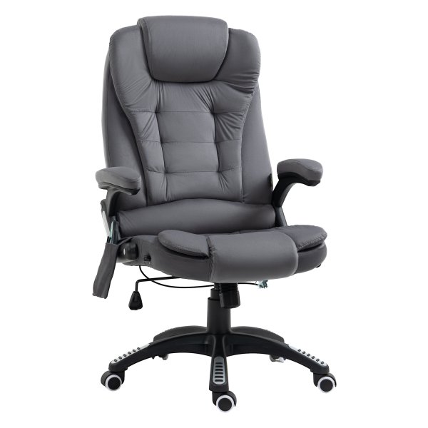 Massagefunctie – Ergonomische bureaustoel - Verstelbaar – Donkergrijs