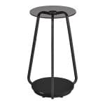 Bijzettafel – TrendyHome - Moderne stijl – 2 lagen - leisteen grijs