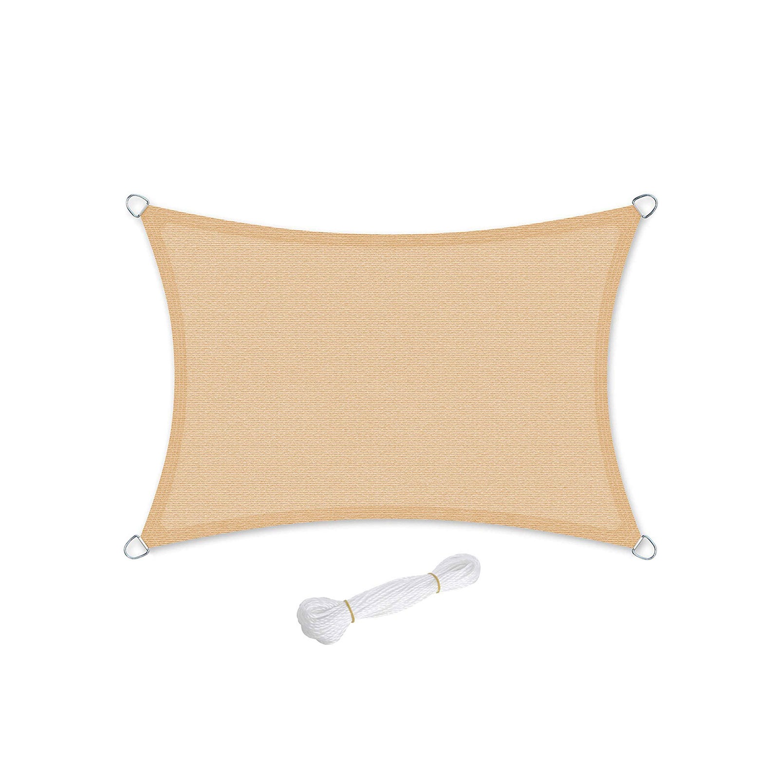 Zonnezeil - SunShield - UV-Bescherming - Ademend - Zandgeel