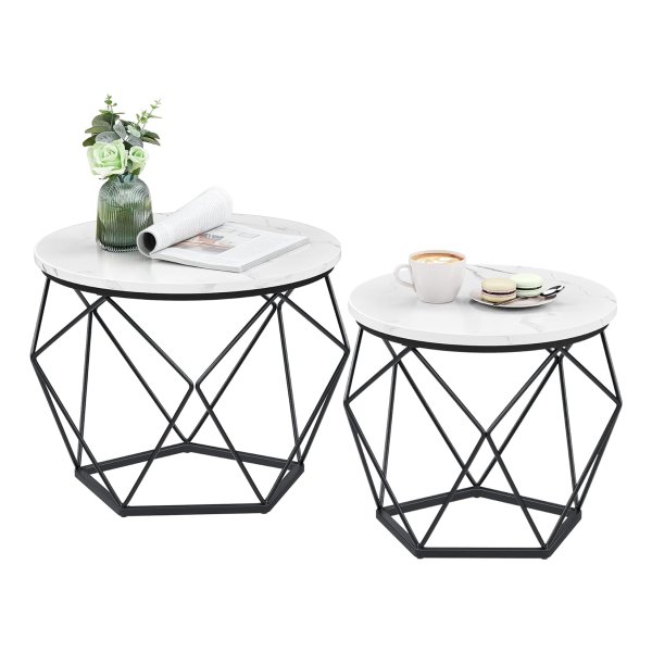 Salontafels - Moderne Stijl - Afneembaar Tafelblad - Zwart