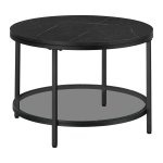 Tafel - ModernLiving - Opbergschap – Namaakmarmer - Zwart