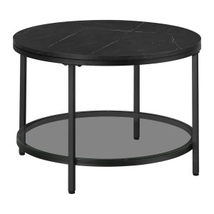 Tafel - ModernLiving - Opbergschap – Namaakmarmer - Zwart