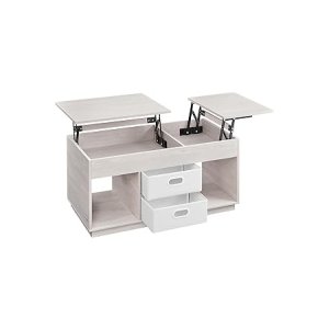 Salontafel - Liftblad en Laden - Havermout Beige