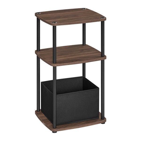 Bijzettafel - Opbergschappen – Stoffen Mand - Industrieel