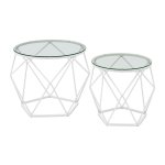 Salontafels - Moderne stijl - Afneembaar tafelblad - Transparant